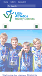 Mobile Screenshot of henleydistrictslittleathletics.com